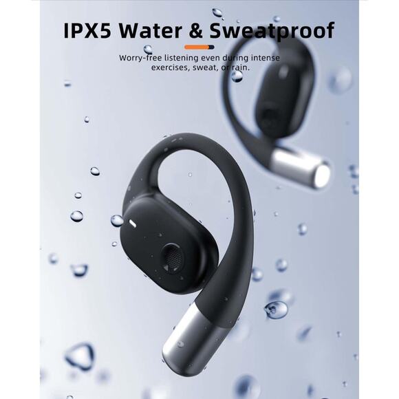 Open Ear Earbuds, Open-ear True Wireless Headphones, Bluetooth Headphones - Picture 2 of 8